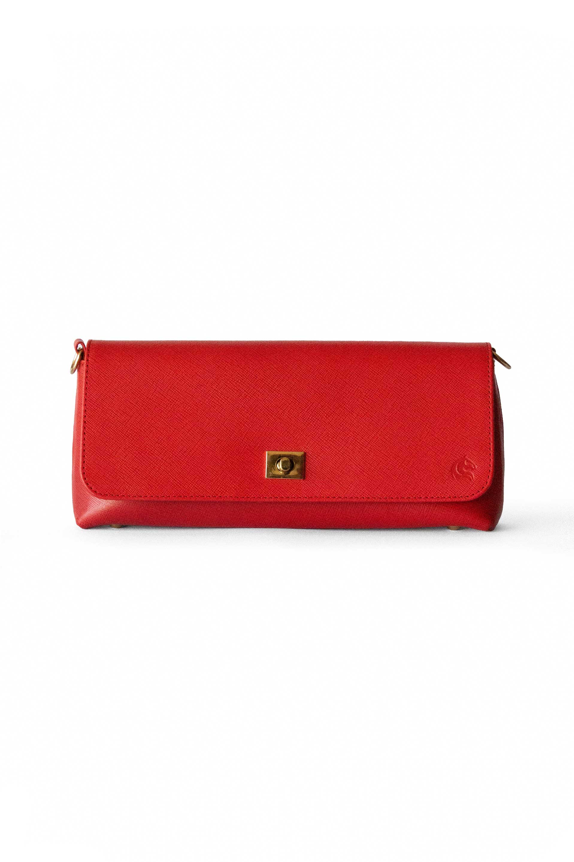 Saffiano Leather Ladies Clutch