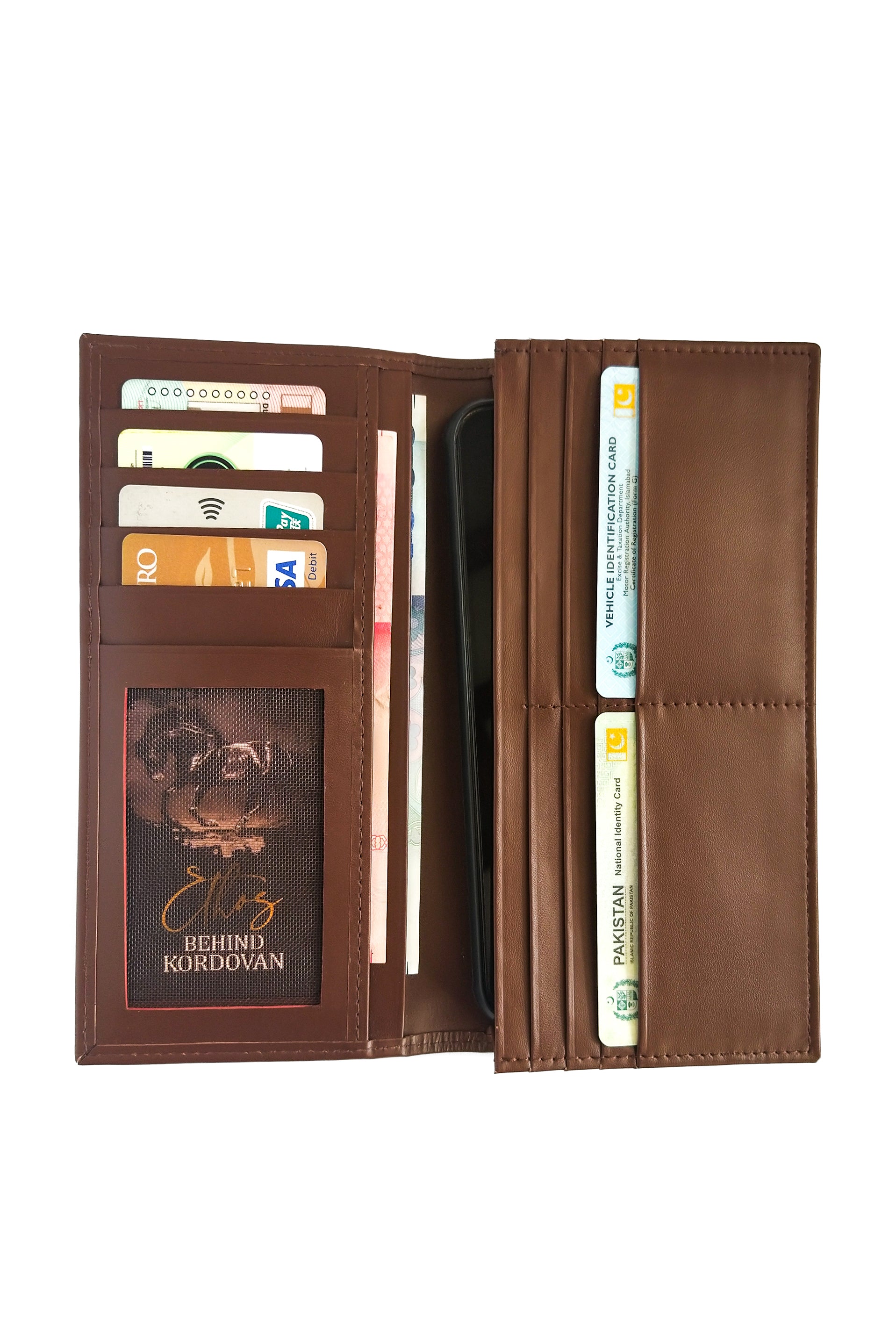 "The Elite" Mobile Wallet // Unisex // KORDOVAN // Dave Brown - Kordovan
