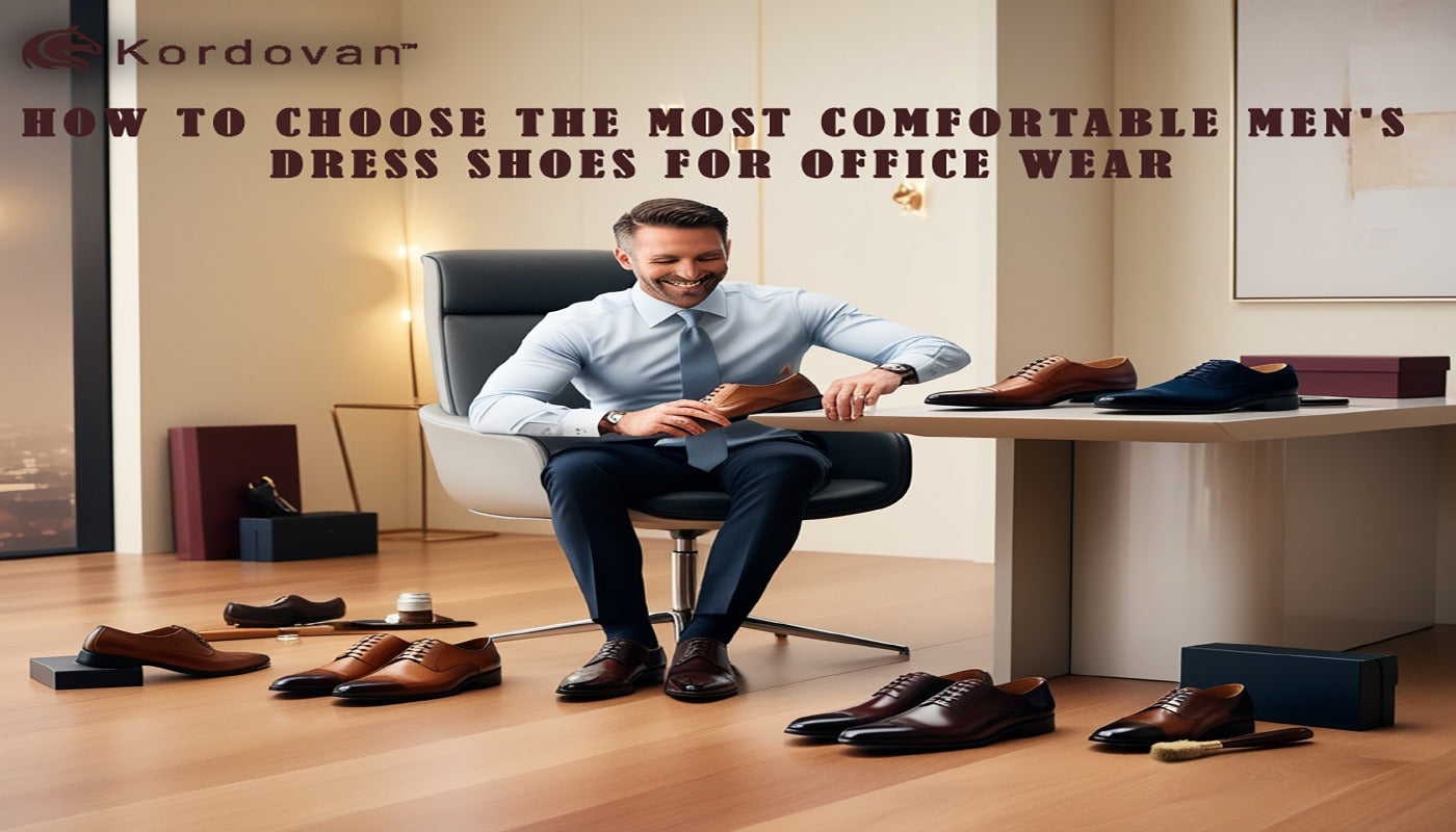 How to Choose the Most Comfortable Men's Dress Shoes for Office Wear