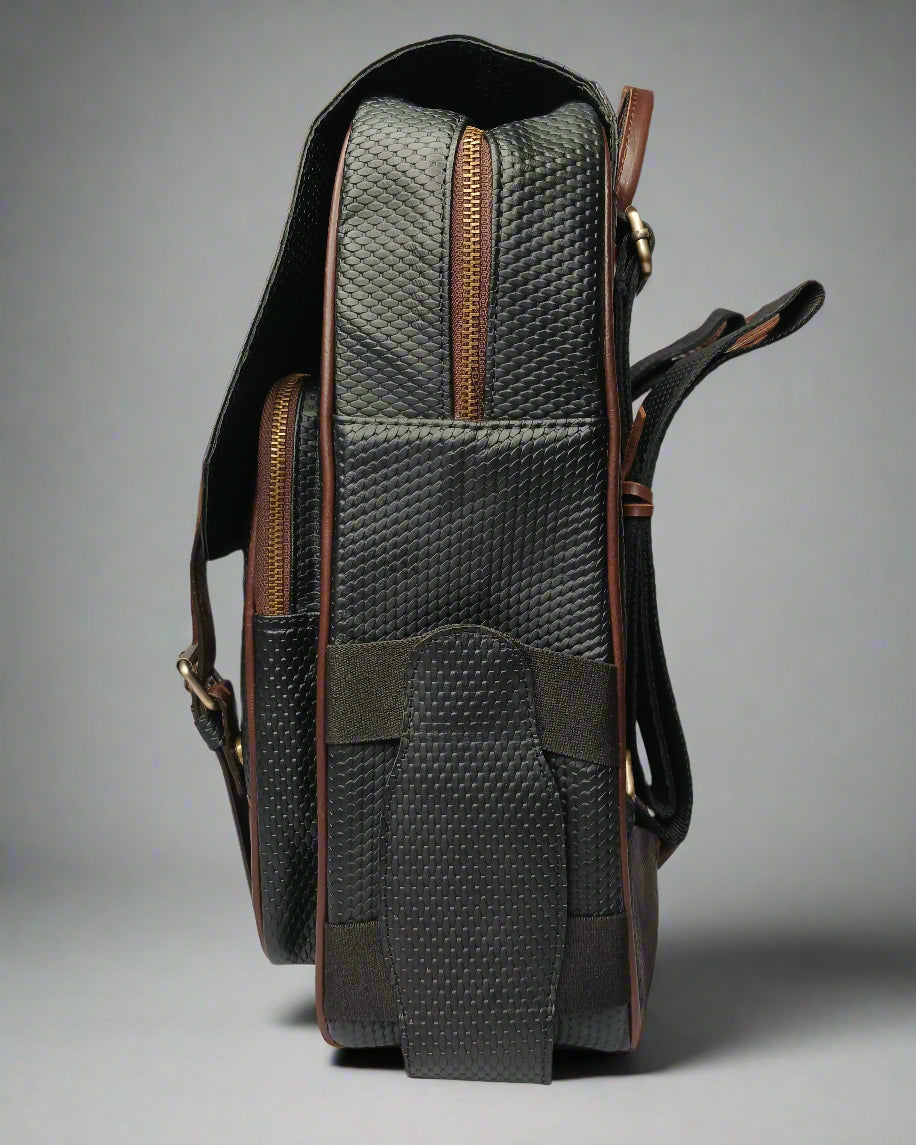 BL Textured Backpack - Black