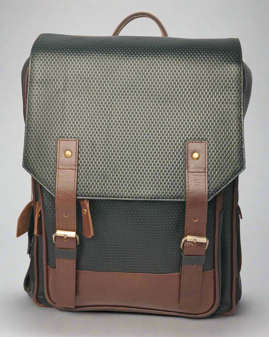 BL Textured Backpack - Black