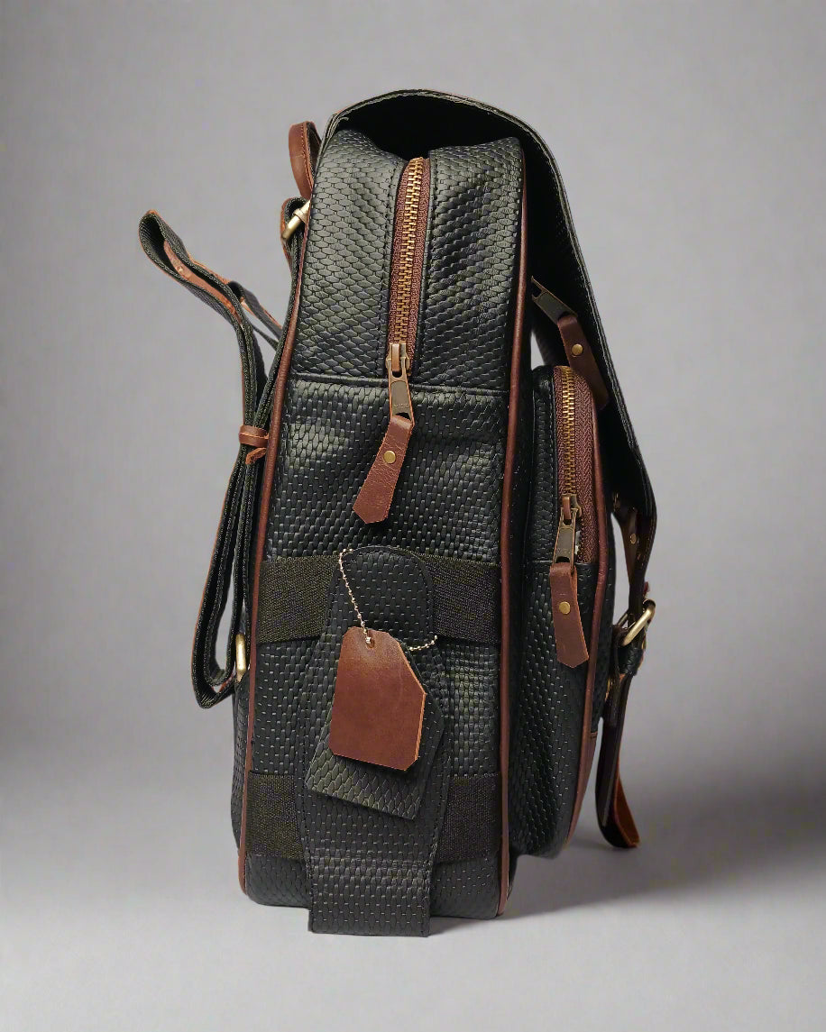 BL Textured Backpack - Black