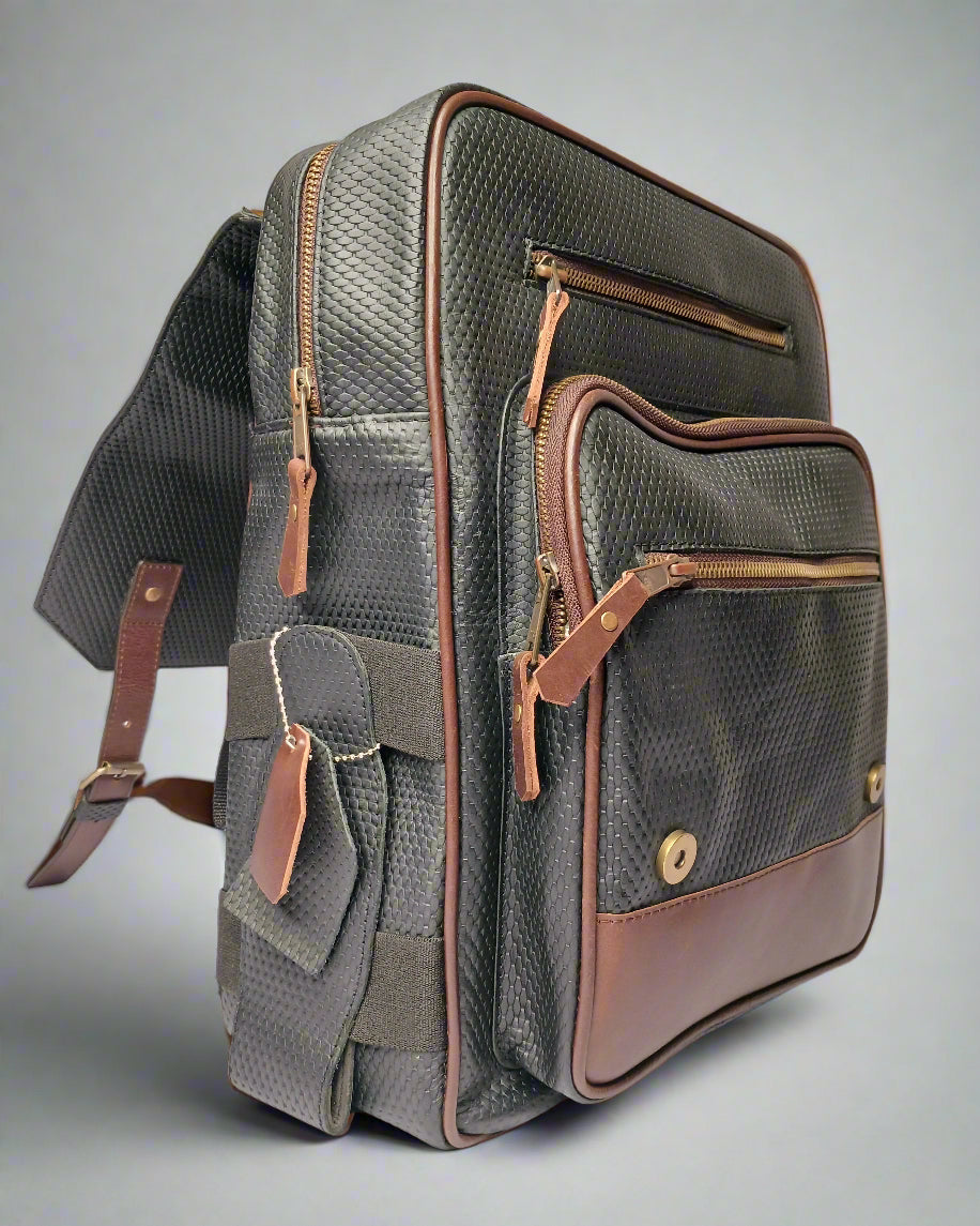 BL Textured Backpack - Black