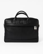 Natural Milled leather slim laptop bag by Kordovan