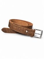 Croc Textured Shaded Belt