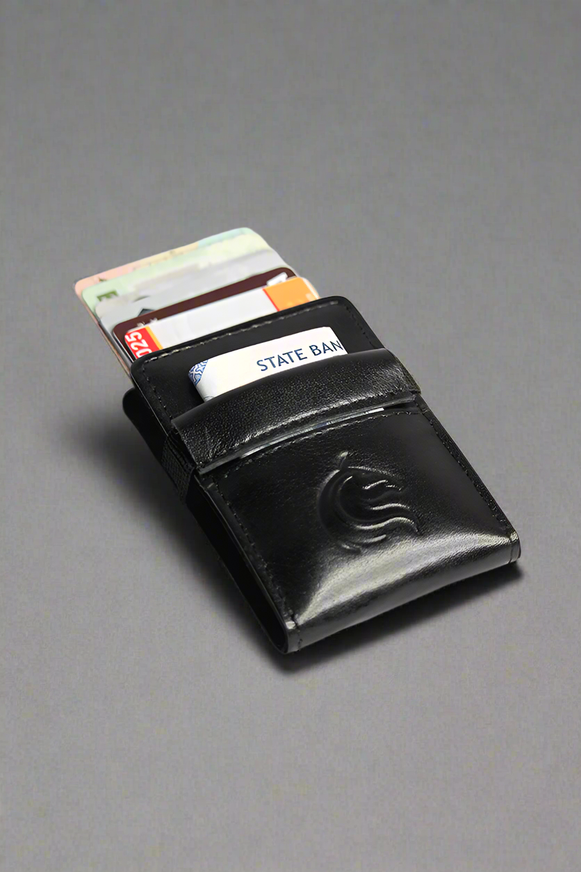 Kodo Vertical 2.0 // RFID Protected Smart & Slim Leather Wallet for Effortless Access