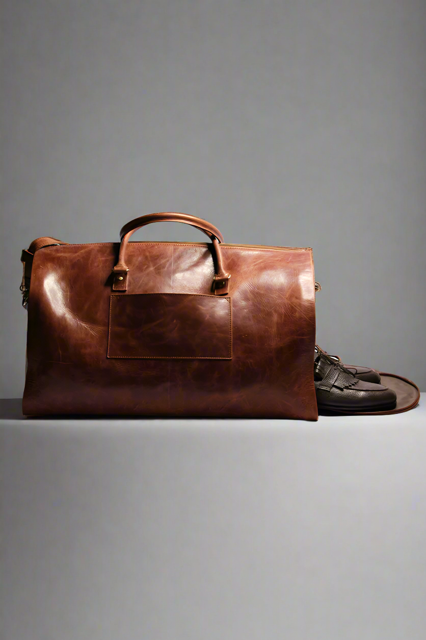 The Traveler // Multi-Function Crazy Horse Leather Duffle Bag