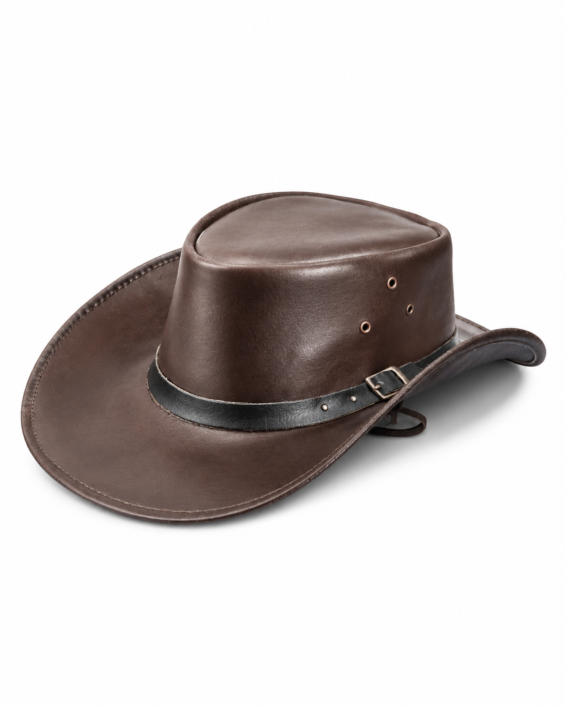 KORDOVAN'S Black Stripe Leather Cowboy Hat