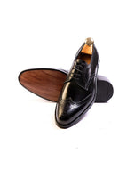 The Salemanco Brogue Black Leather Shoes | Kordovan Leather Pakistan