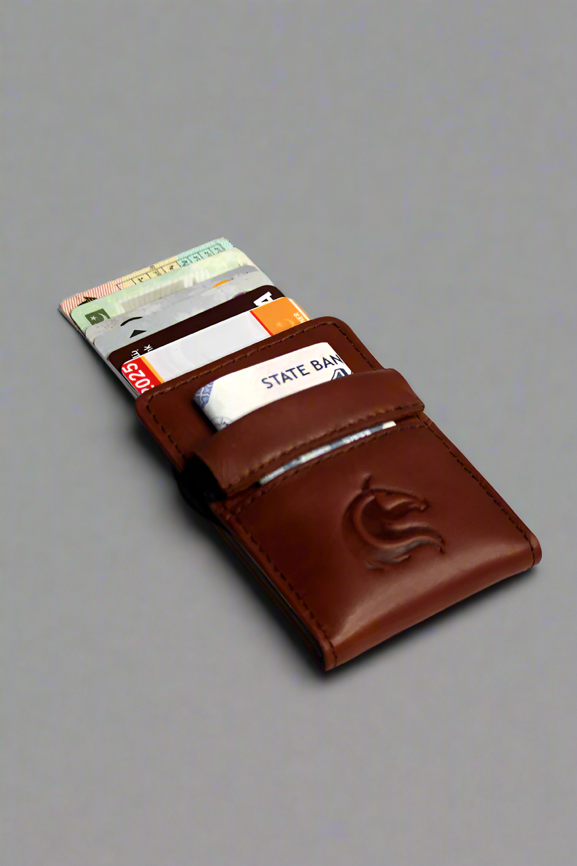 Kodo Vertical 2.0 // RFID Protected Smart & Slim Leather Wallet for Effortless Access