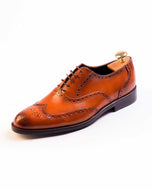 The Salemanco Brogue Tan Leather Shoes | Kordovan Leather Pakistan