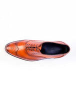 The Salemanco Brogue Tan Leather Shoes | Kordovan Leather Pakistan