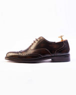 The Salemanco Brogue Burnished Brown Leather Shoes | Kordovan Leather Pakistan
