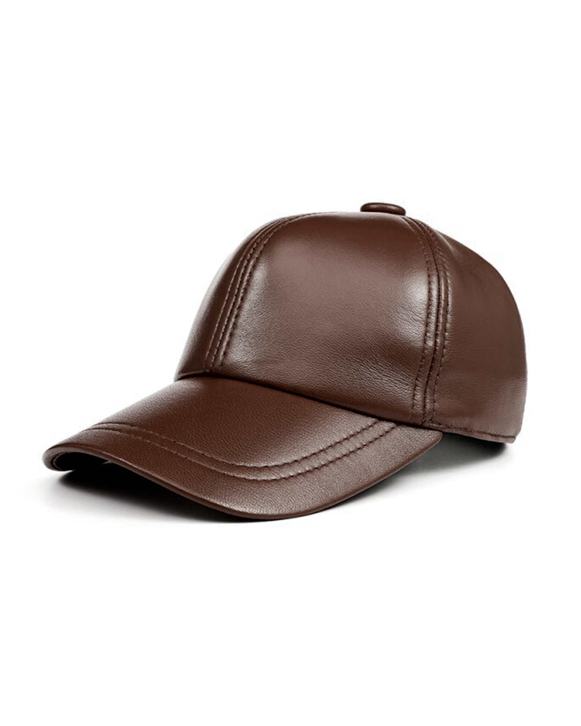 Genuine Sheep Leather Adjustable Baseball Cap // Unisex