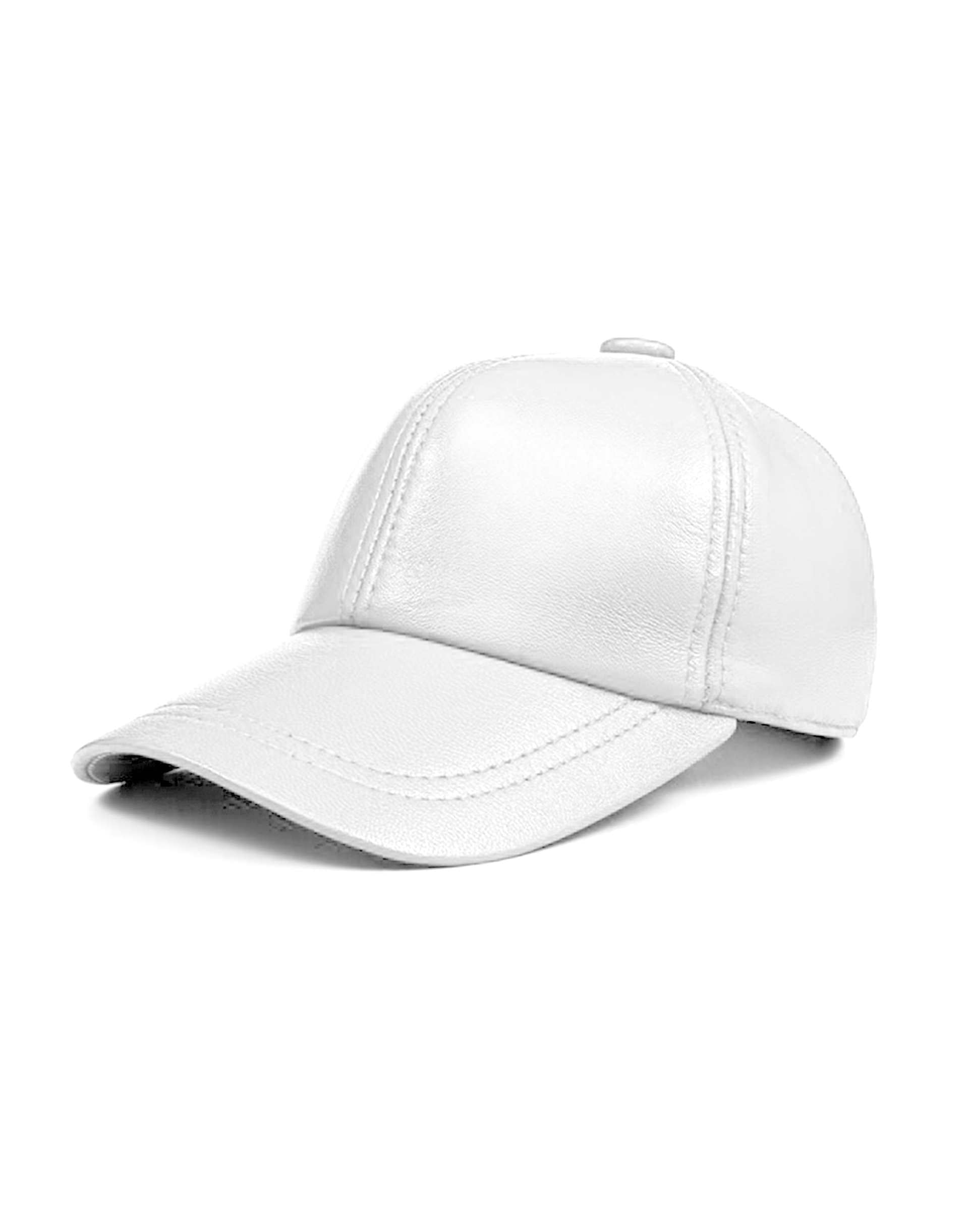 Genuine Sheep Leather Adjustable Baseball Cap // Unisex