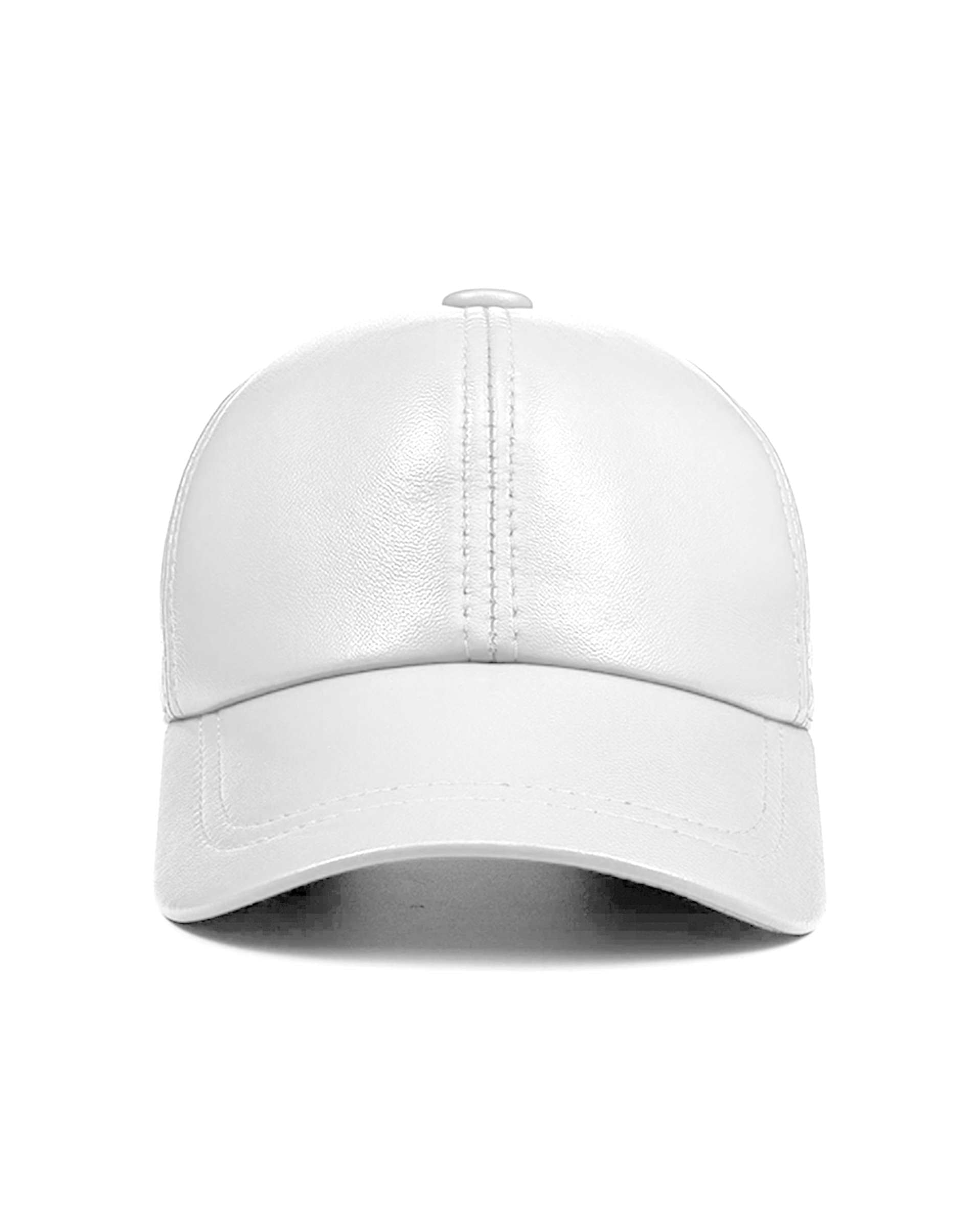 Genuine Sheep Leather Adjustable Baseball Cap // Unisex