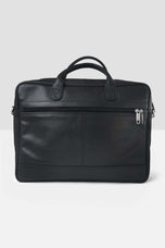 Natural Milled leather slim laptop bag by Kordovan