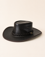 Crushable Premium Genuine Leather Western Cowboy Hat