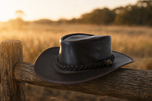 Crushable Premium Genuine Leather Western Cowboy Hat