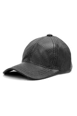 Breathable Sheep Leather Adjustable Baseball Cap Unisex | Kordovan Leather Pakistan