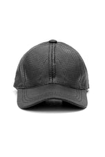 Breathable Sheep Leather Adjustable Baseball Cap Unisex | Kordovan Leather Pakistan
