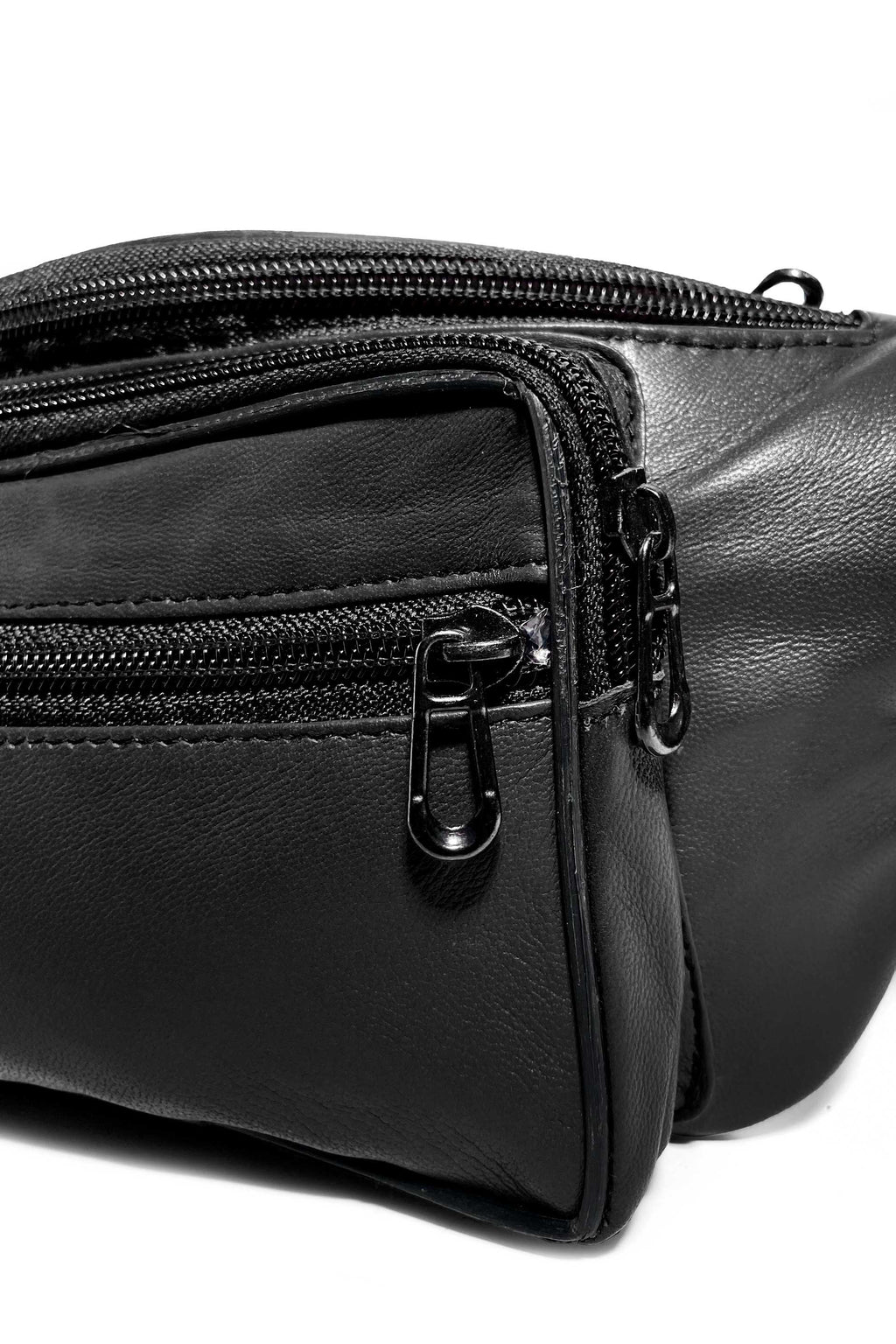Unisex Leather Crossbody Fanny Pack