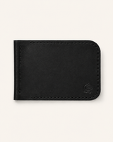 HM The Lord's Wallet in black leather — front view | Kordovan Pakistan