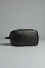 Natural Milled Leather Dopp Kit