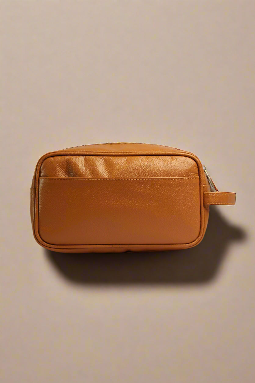 TP Natural Milled Leather Dopp Kit