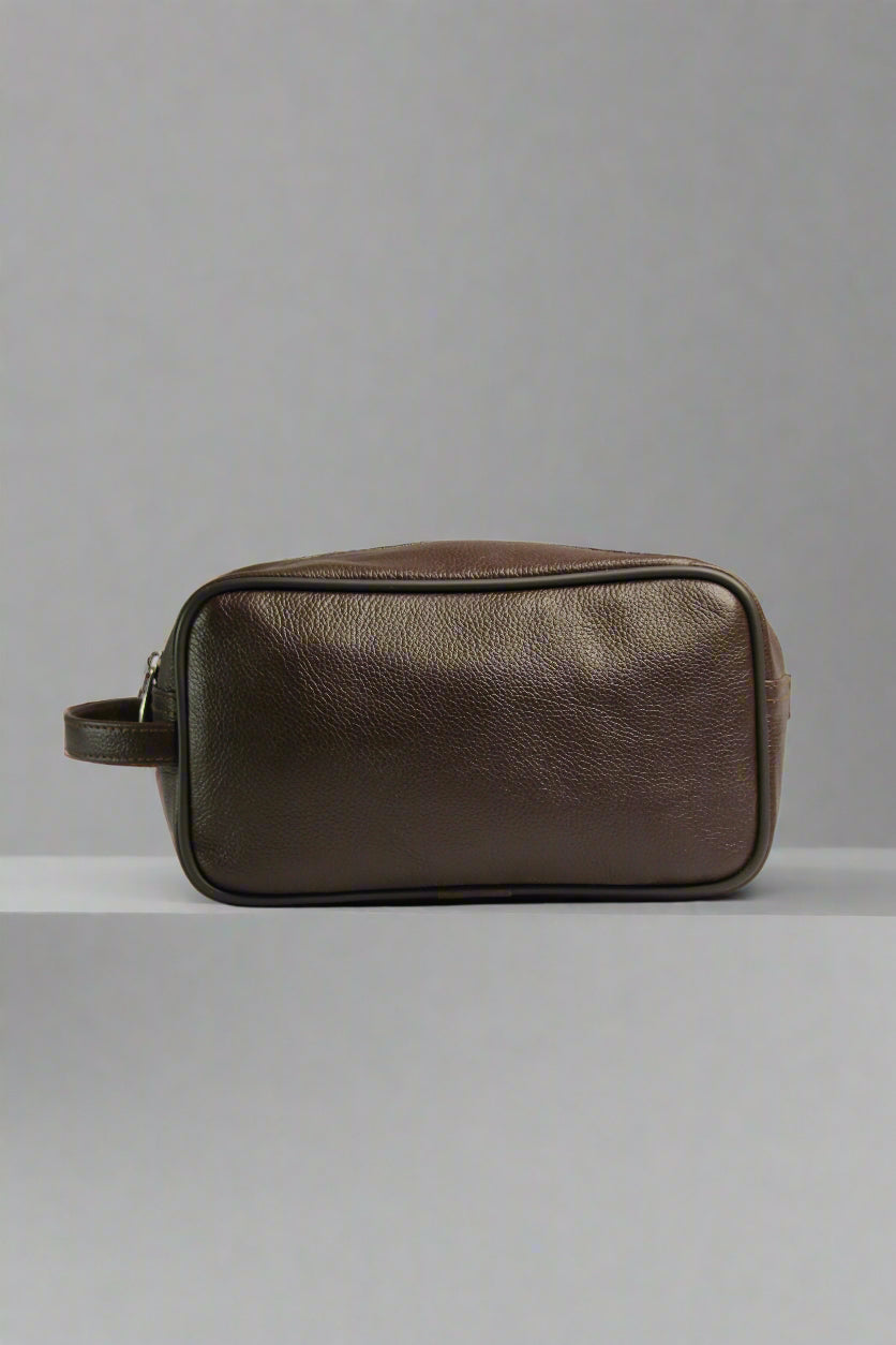 TP Natural Milled Leather Dopp Kit