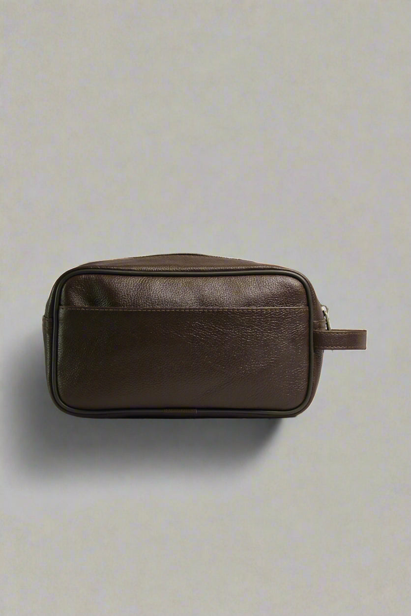 TP Natural Milled Leather Dopp Kit