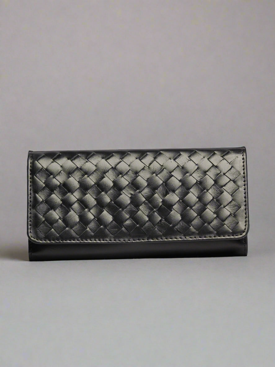 TP The Nova // Weaved Leather Wallet & Clutch