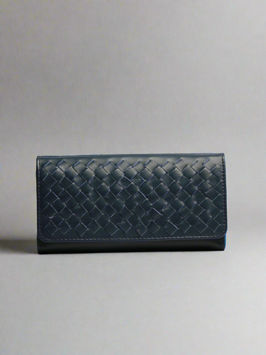 TP The Nova // Weaved Leather Wallet & Clutch