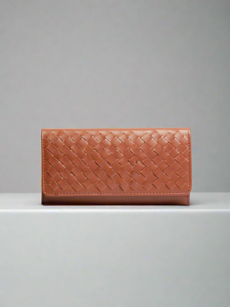 TP The Nova // Weaved Leather Wallet & Clutch