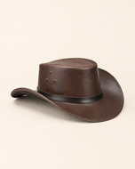KORDOVAN'S Black Stripe Leather Cowboy Hat