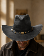 KORDOVAN's Clifford Cowboy Hat // Faded Black