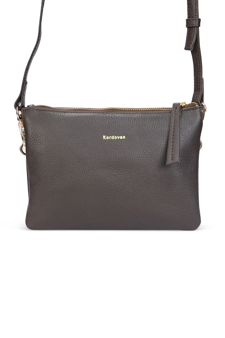 Diana Cross-body Bag // Pebbled Leather