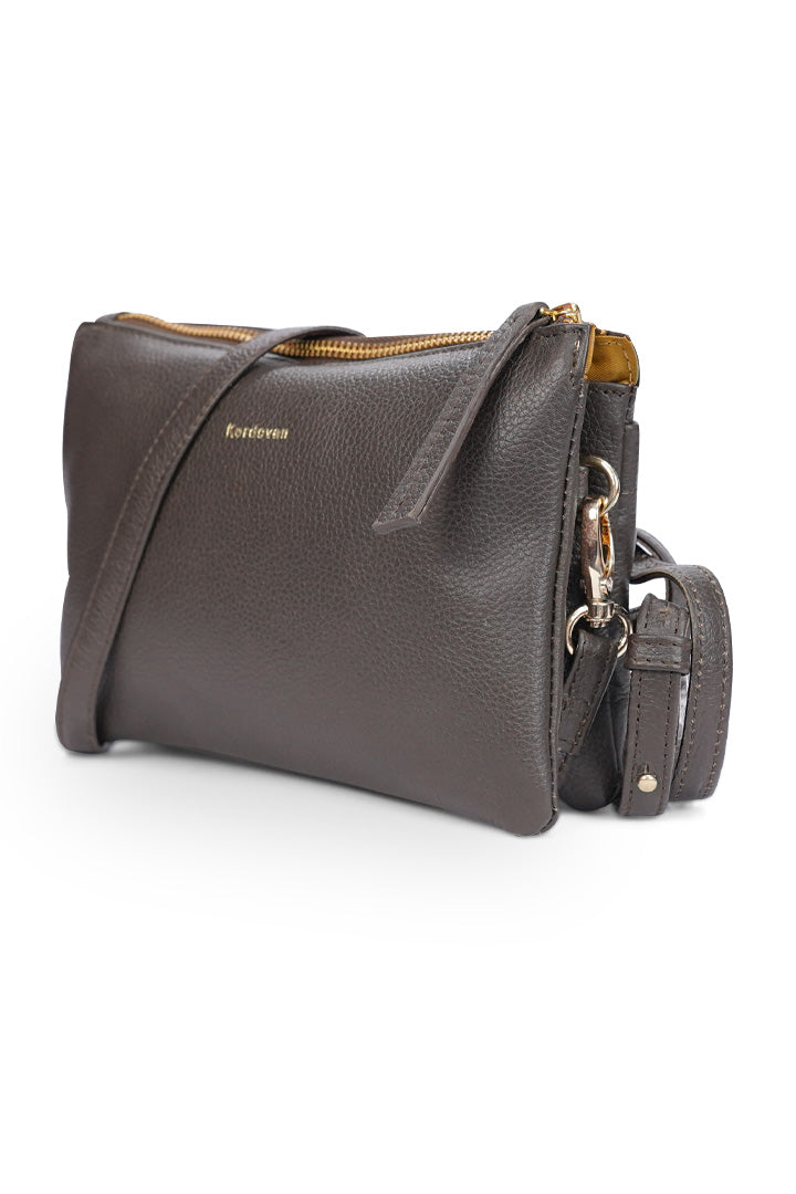 Diana Cross-body Bag // Pebbled Leather