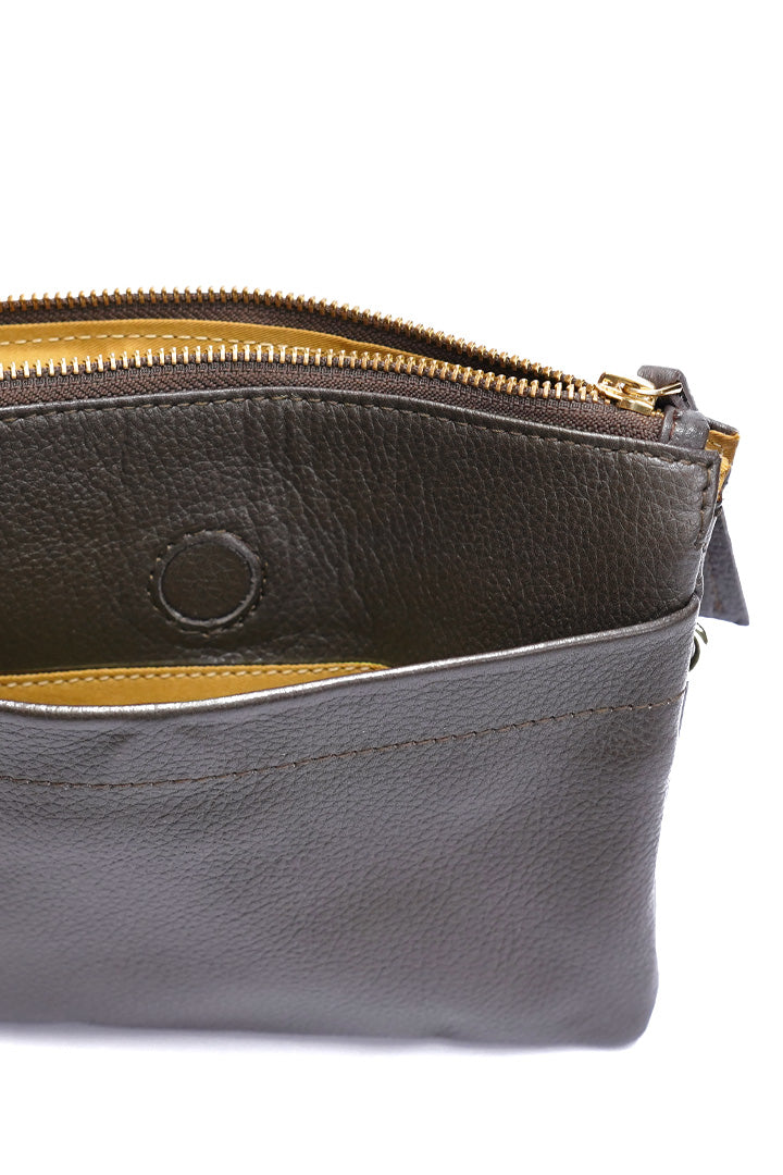 Diana Cross-body Bag // Pebbled Leather