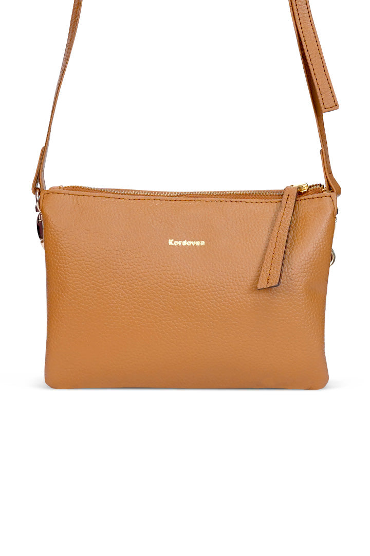 Diana Cross-body Bag // Pebbled Leather