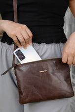 Diana Cross-body Bag // Crazy-Horse Leather