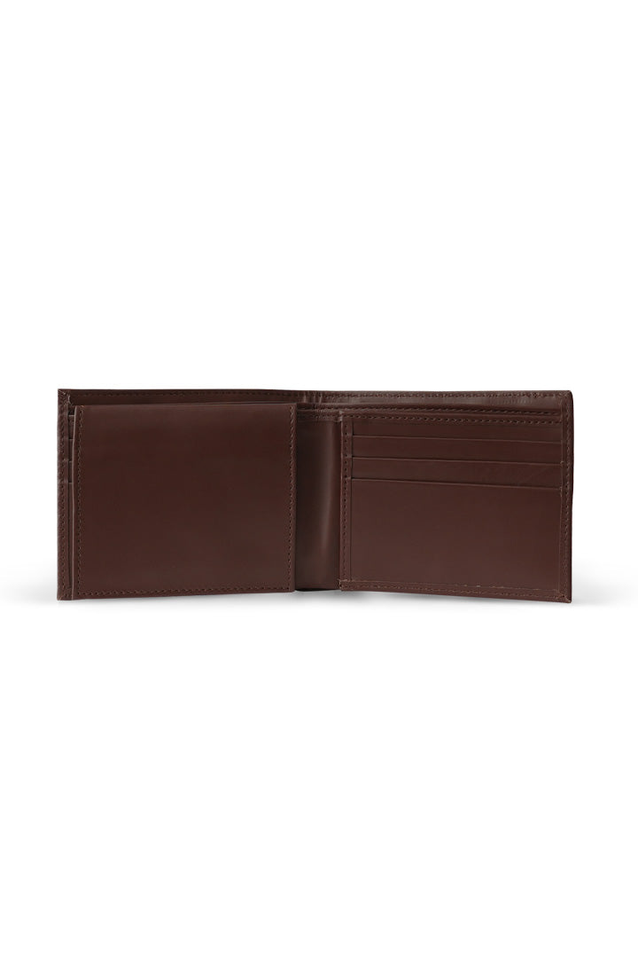 Plain Bifold Nappa Leather Wallet