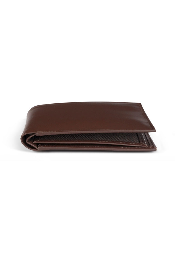 Plain Bifold Nappa Leather Wallet