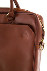 The Maverik Leather Laptop Bag | Kordovan Leather Pakistan