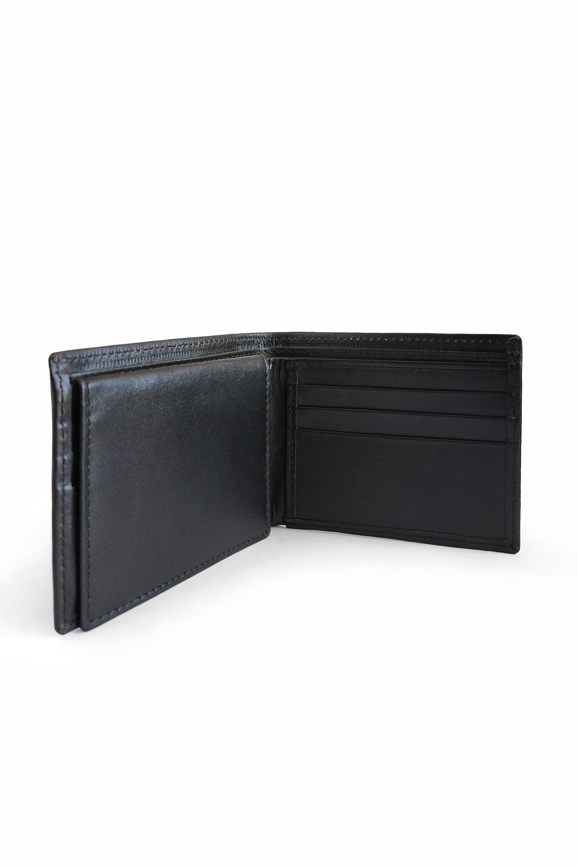 Plain Bifold Nappa Leather Wallet