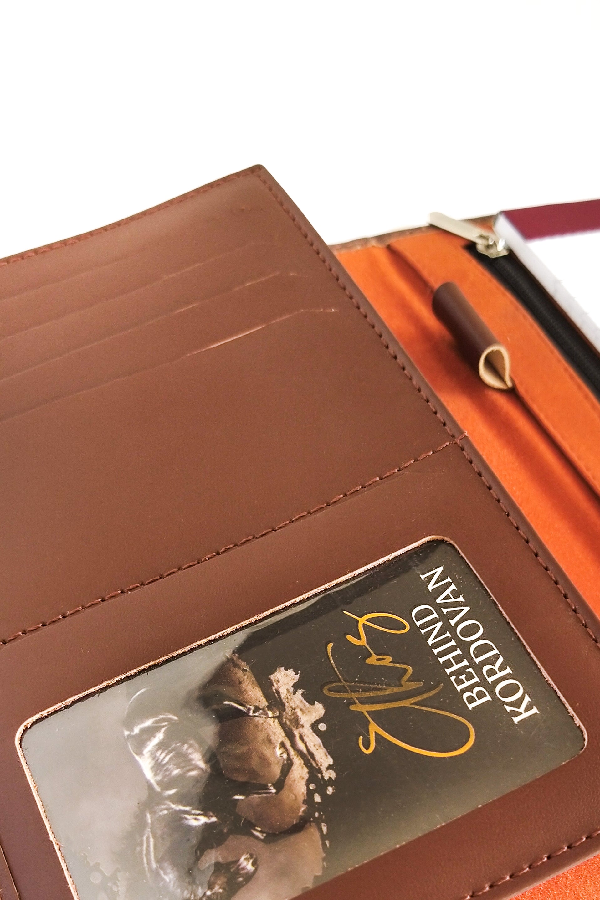 Mini Leather Folio // Note Pad Organizer