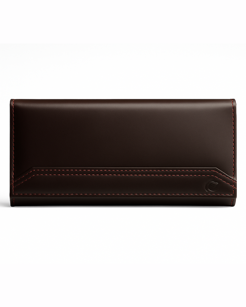 Bodo leather wallet on a white background