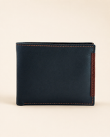 Shelby & Thomas soft milled leather bifold wallet in Thomas shade — front view | Kordovan Pakistan