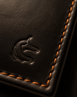 Sheppard sheep leather wallet back view — Kordovan Pakistan