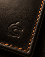 Sheppard sheep leather wallet back view — Kordovan Pakistan